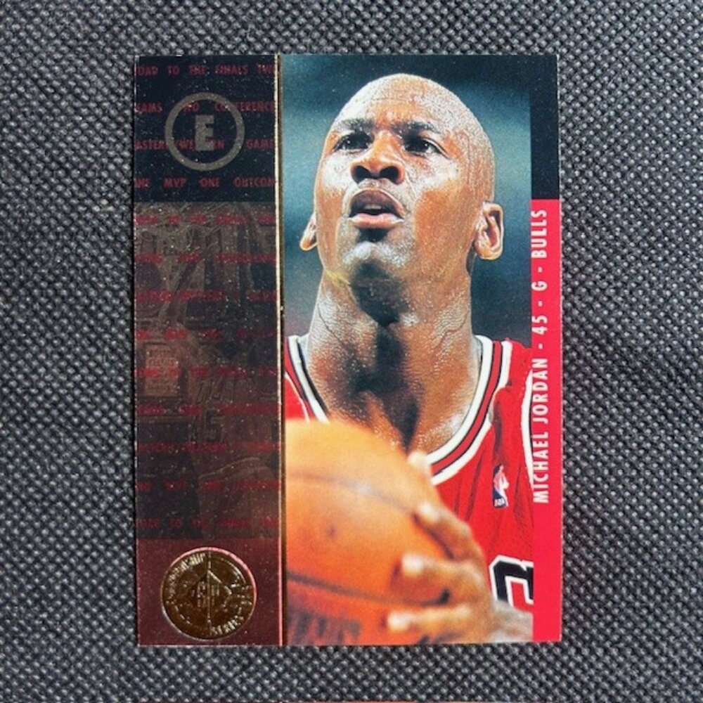 1995 SP Championship #4 Michael Jordan Chicago Bulls HOF